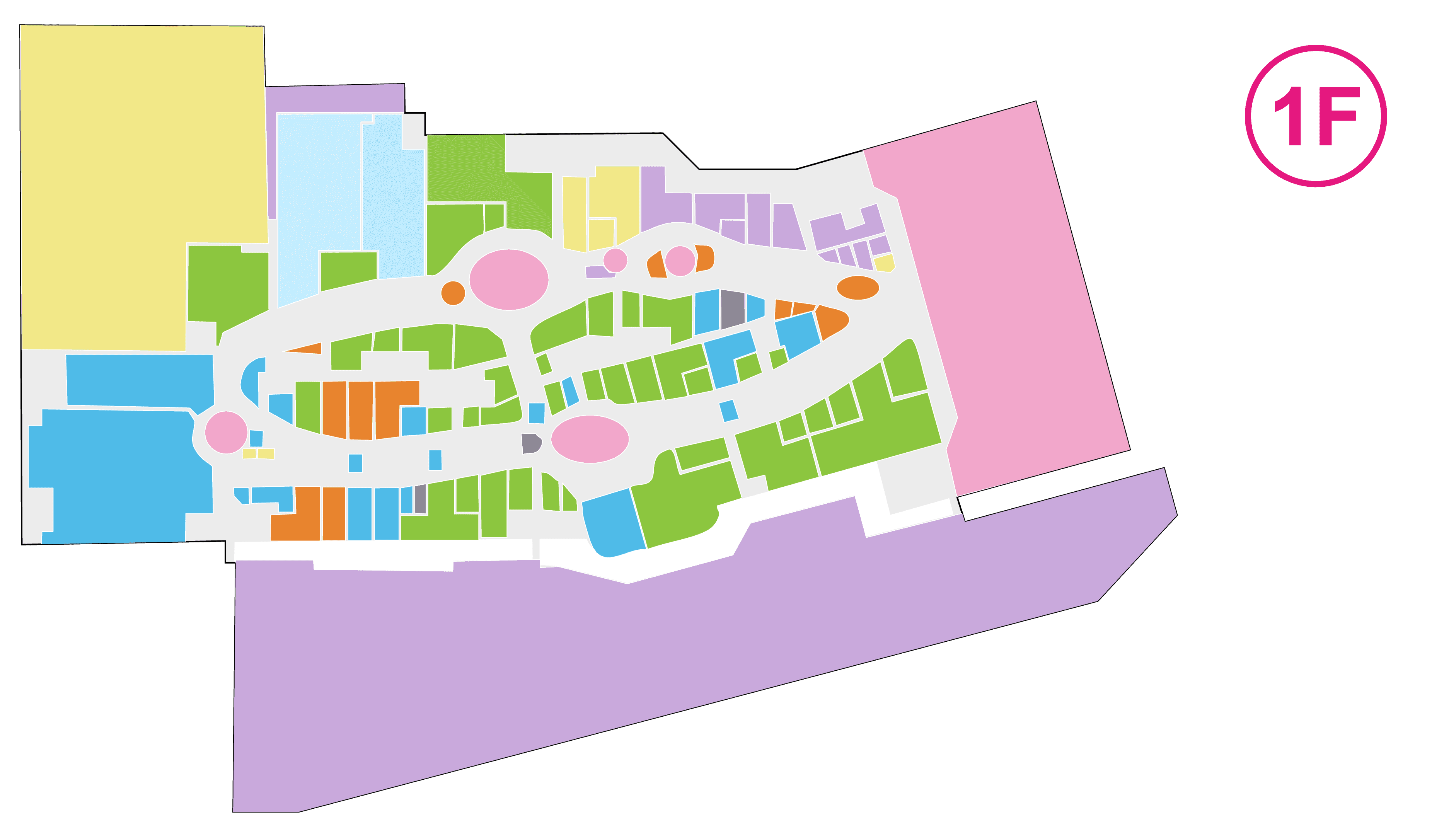 Petakin Auto mode: per-category color segmentation from the floor-plan image.